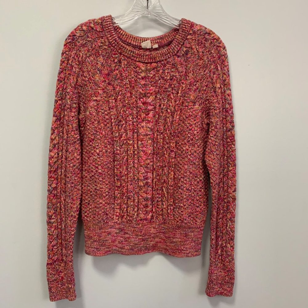 Gap Multi Colored Woven Knit Pullover Sweater - image 1